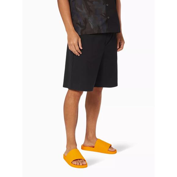 Bottega Veneta Rubber Slip On Open Toe Slides Sandals Tangerine Size 40 / 10 - Picture 2 of 7